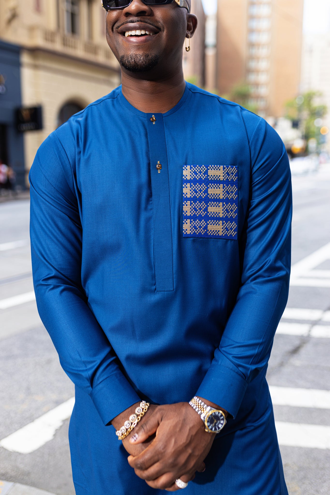 Cobalt Blue Kaftan Legacy Set